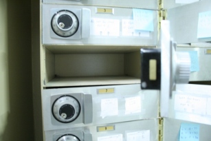 Used TL15 Large Bank or Pawn Box High Security Safe Left Hand